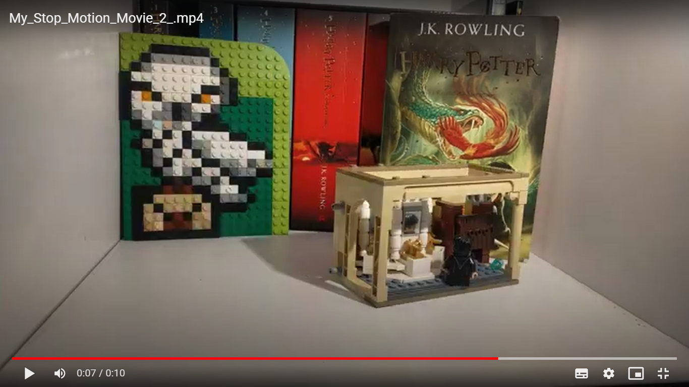 Klocki LEGO w animowanej adaptacji niepublikowanej książki fan fiction z uniwersum Harrego Pottera 