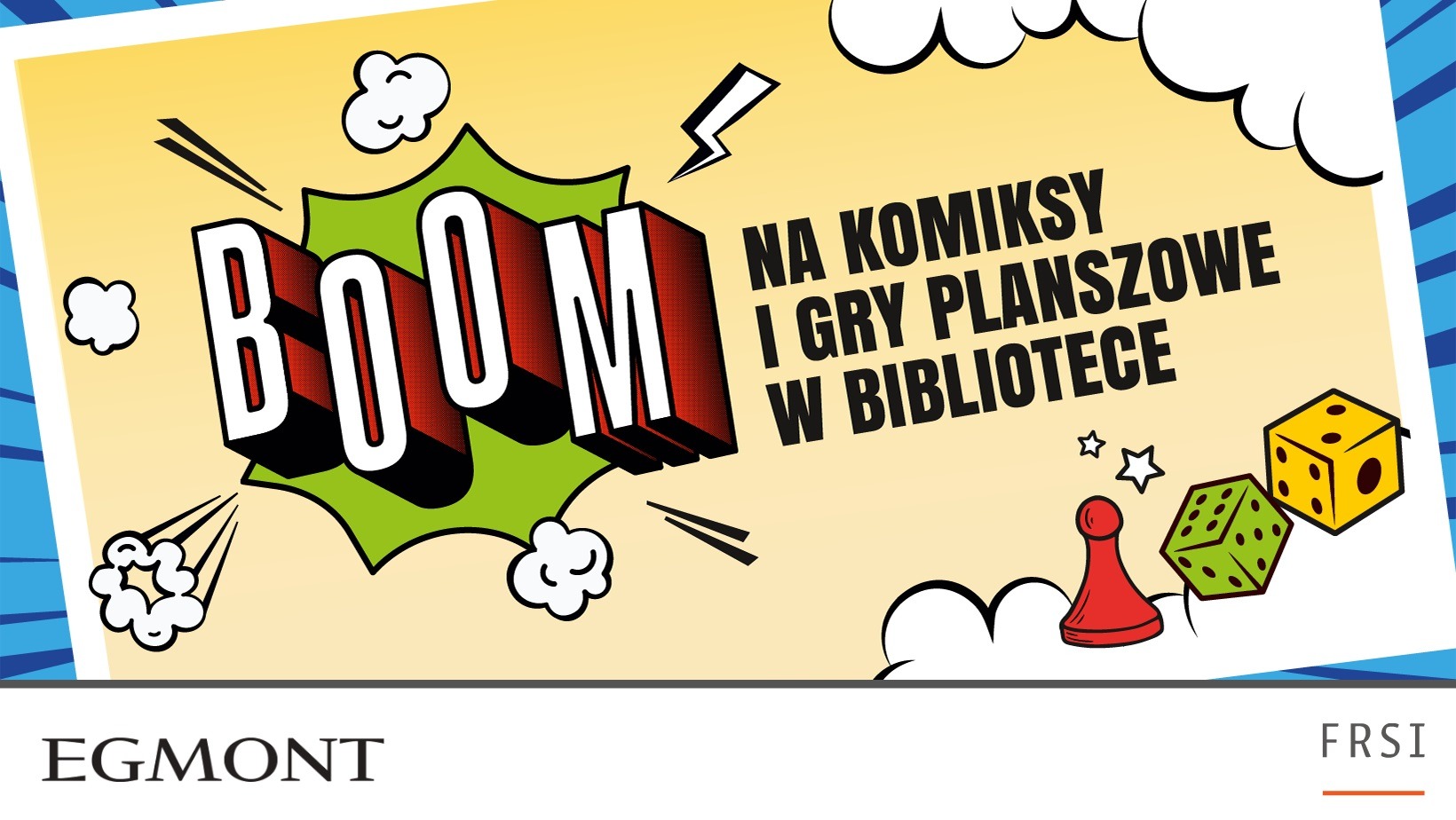 „BOOM! Na komiksy i gry planszowe w bibliotece” w Zespole Szkół im. ks. Jerzego Popiełuszki w Juchnowcu Górnym