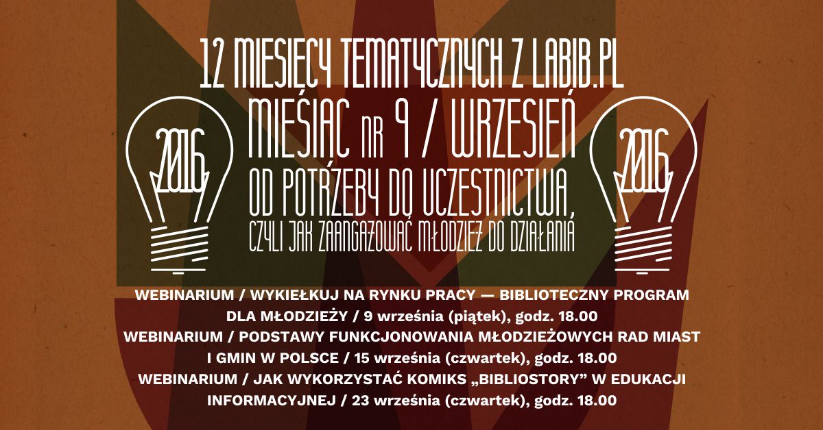 Podstawy funkcjonowania Młodzieżowych Rad Miast i Gmin w Polsce - zapraszamy na webinarium!